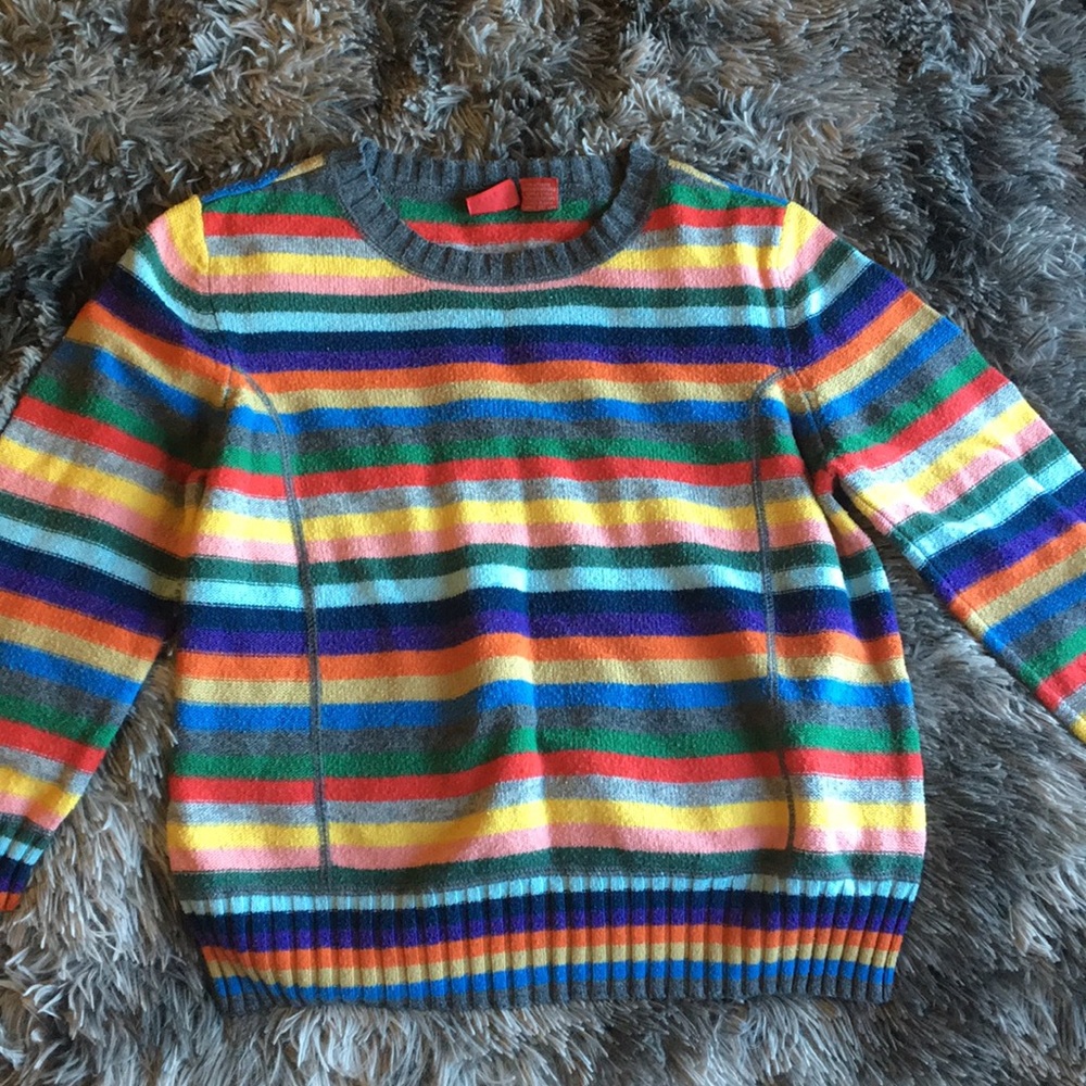 Rainbow Striped Sweater